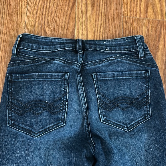 EUC Idyllwind By Miranda L Flare Out Dark Wash Jeans W2xL34 stretch, high rise - Picture 8 of 9